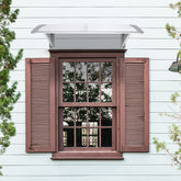 HAOYYE Household Door and Window Rain Cover Eaves Canopy with Gray Aluminum Bracket, Durable, Easy to Install, Provides Protection From Rain and Sun, Ideal for Outdoor Use, Stylish House Decoration